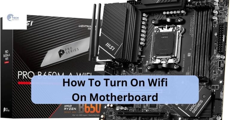 How To Turn On Wifi On Motherboard