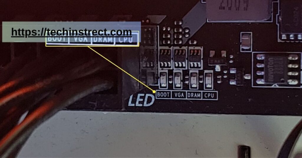 What Does A Red Motherboard Light Mean