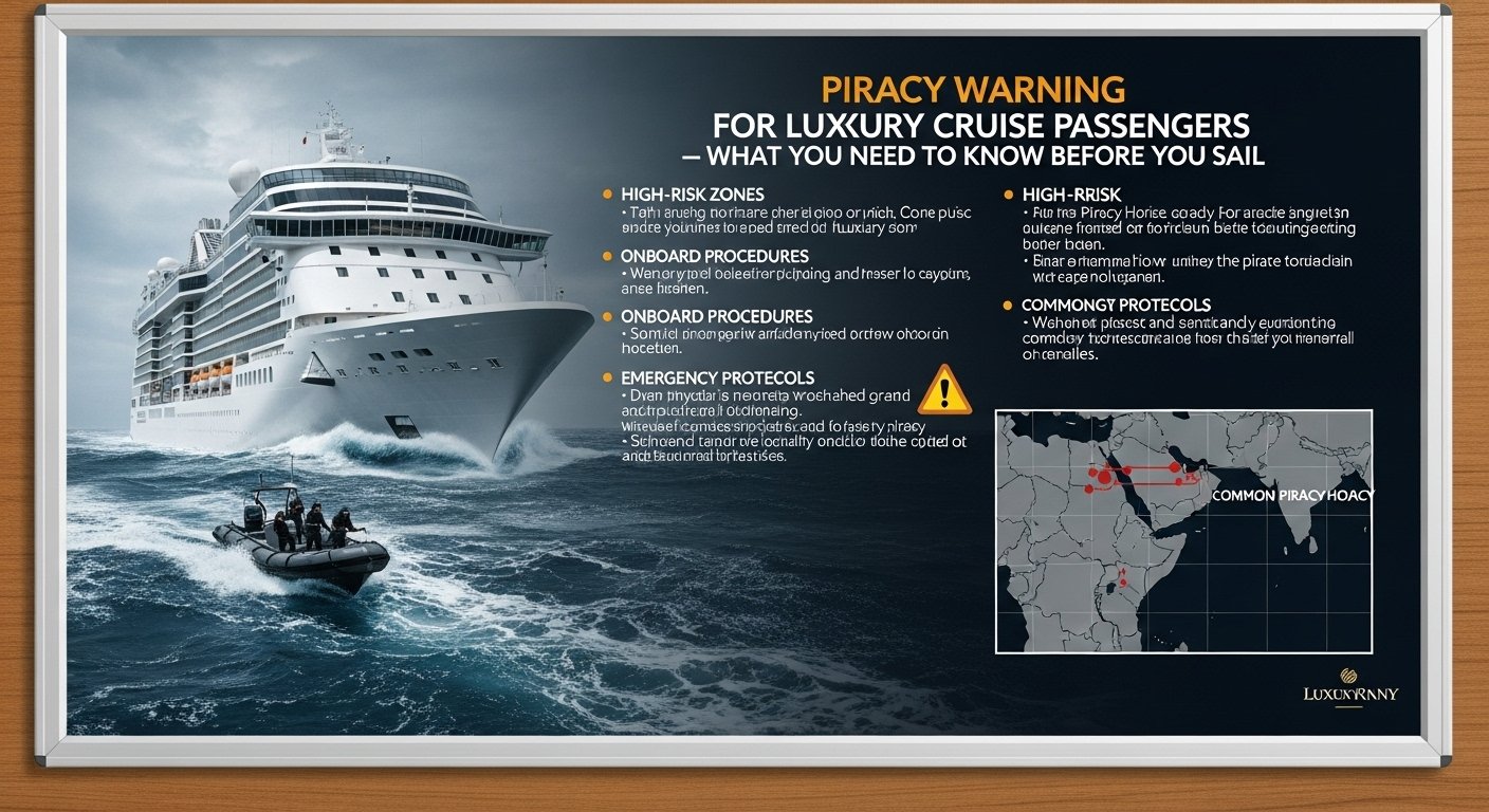 piracy warning luxury cruise passengers