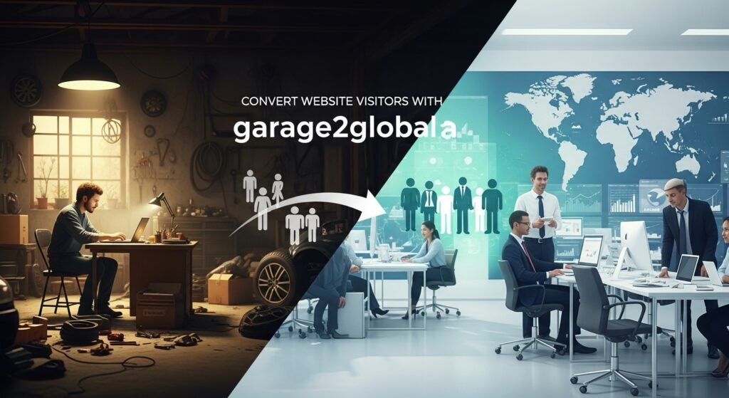 convert website visitors with garage2globa