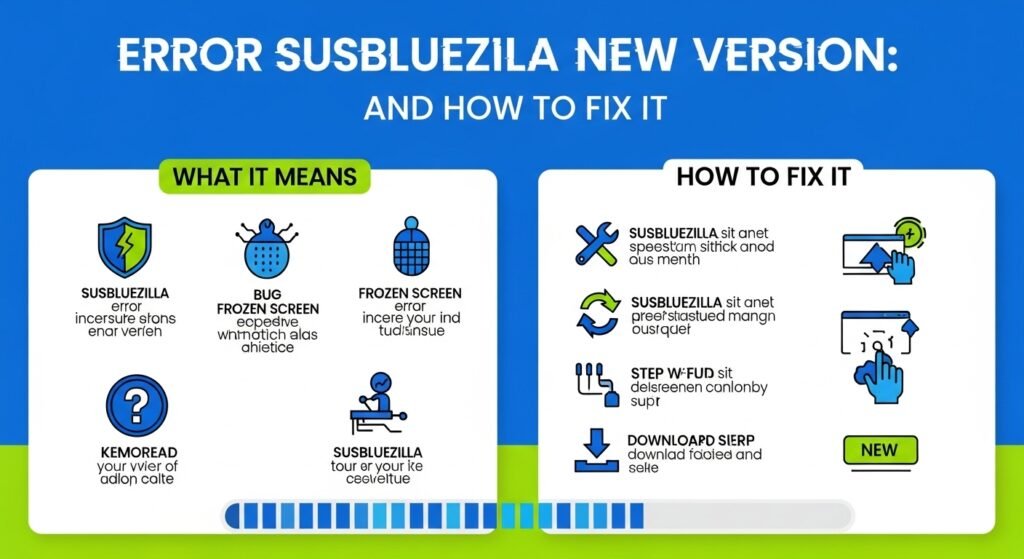 error susbluezilla new version