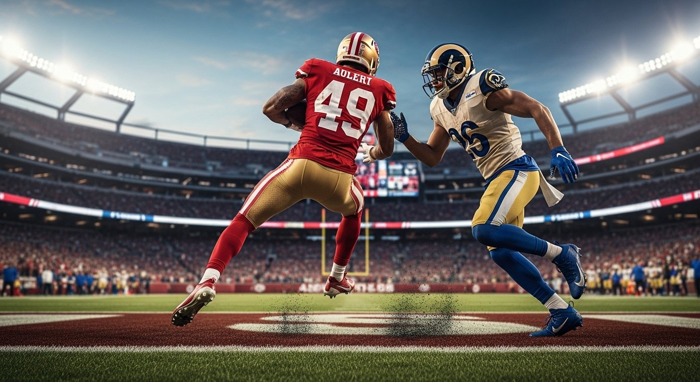 brandon aiyuk rams sideline scuffle