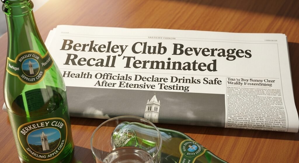 berkeley club beverages recall terminated