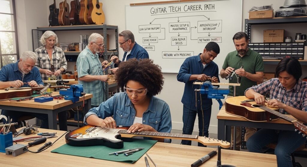 how to become a guitar tech