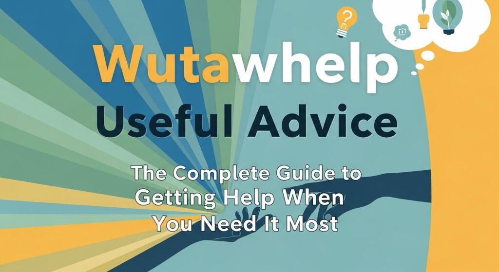 wutawhelp useful advice