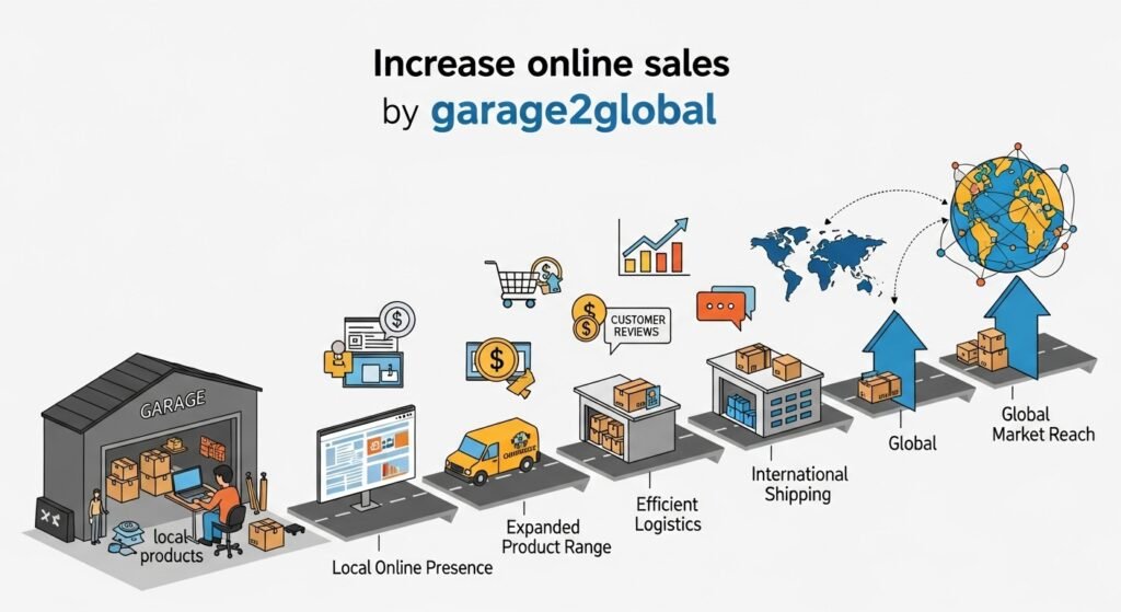 increase online sales by garage2global
