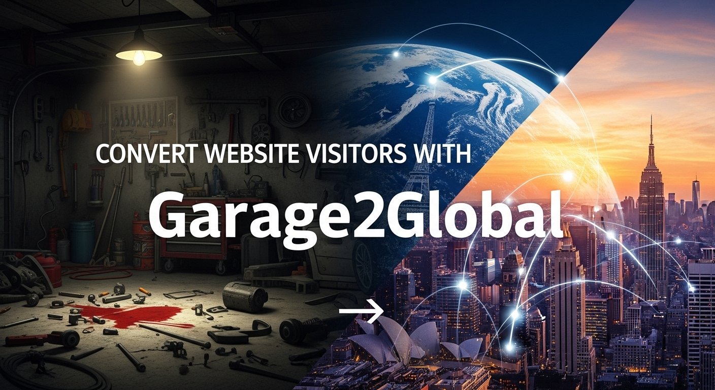 convert website visitors with garage2globa