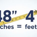 48 inches in feet