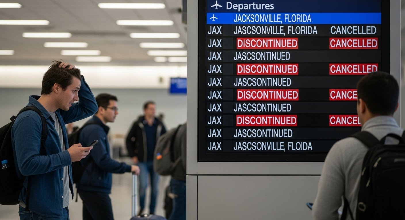 jacksonville flight discontinuations