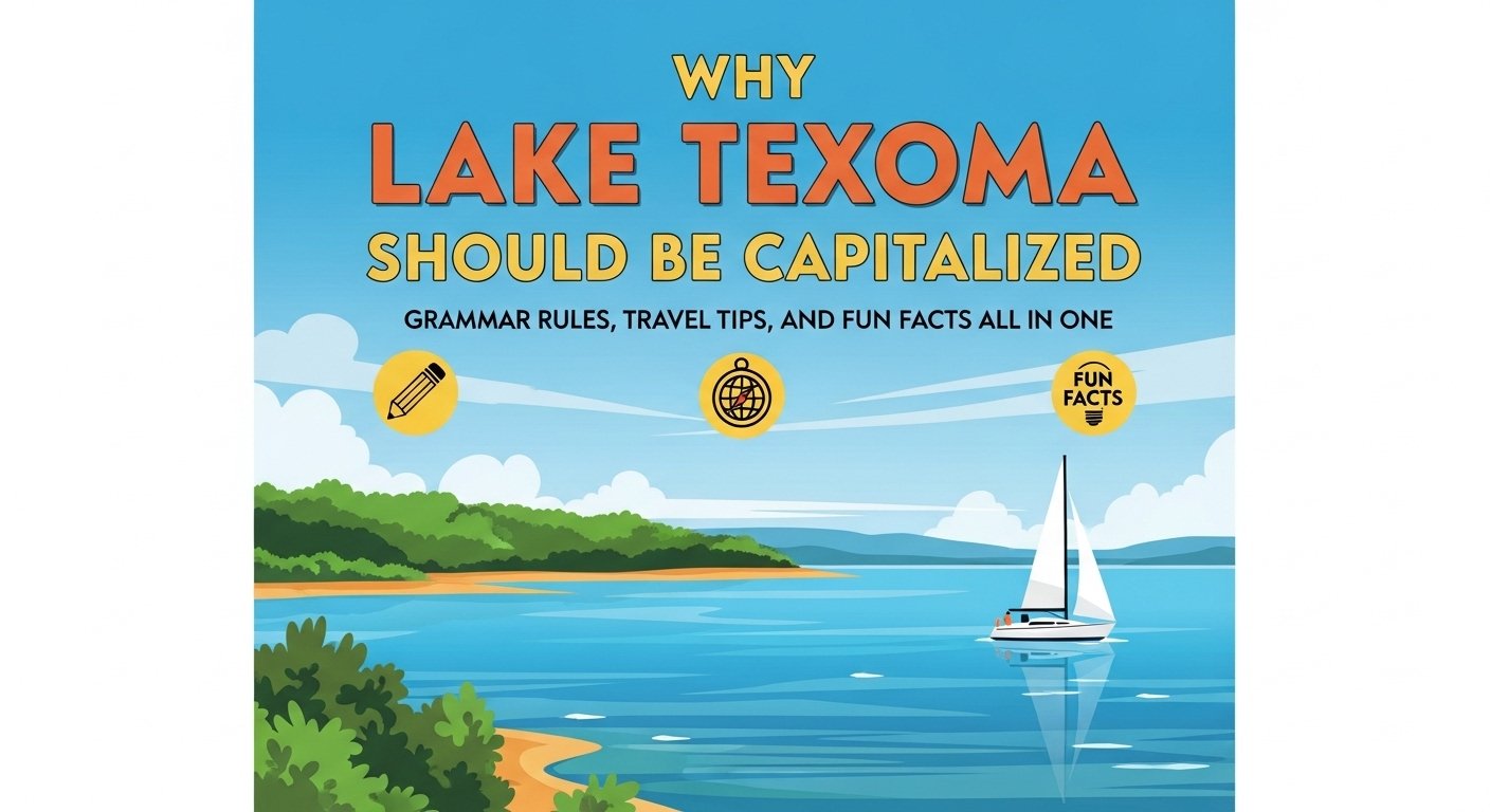lake texoma should be capitalized
